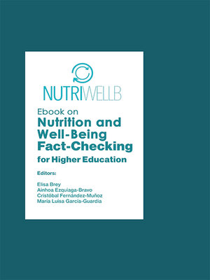 cover image of E-book on Nutrition and Well-Being Fact-Checking for Higher Education - NUTRIWELLB